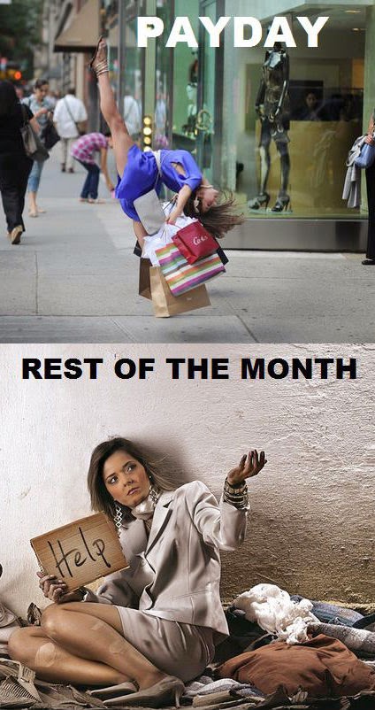 payday v rest of the month