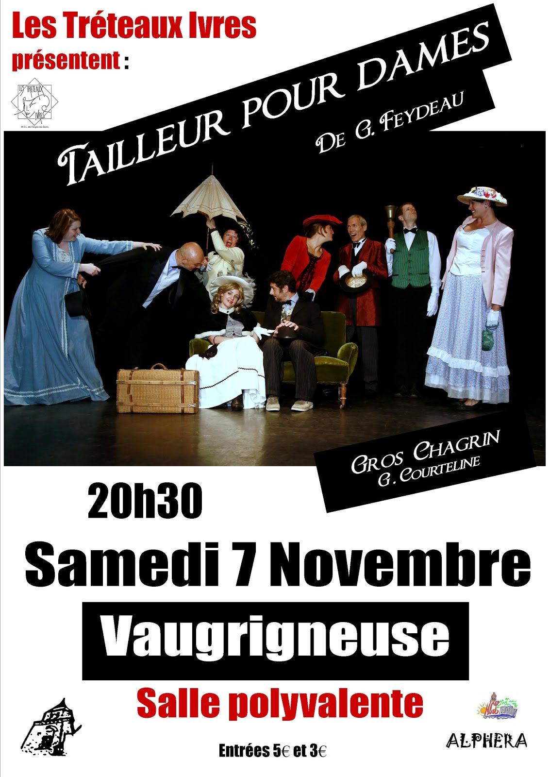 THEATRE A VAUGRIGNEUSE LE 7 NOVEMBRE
