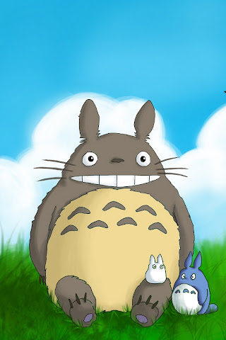 Totoro Download Iphone Ipod Touch Android Wallpapers Backgrounds Themes