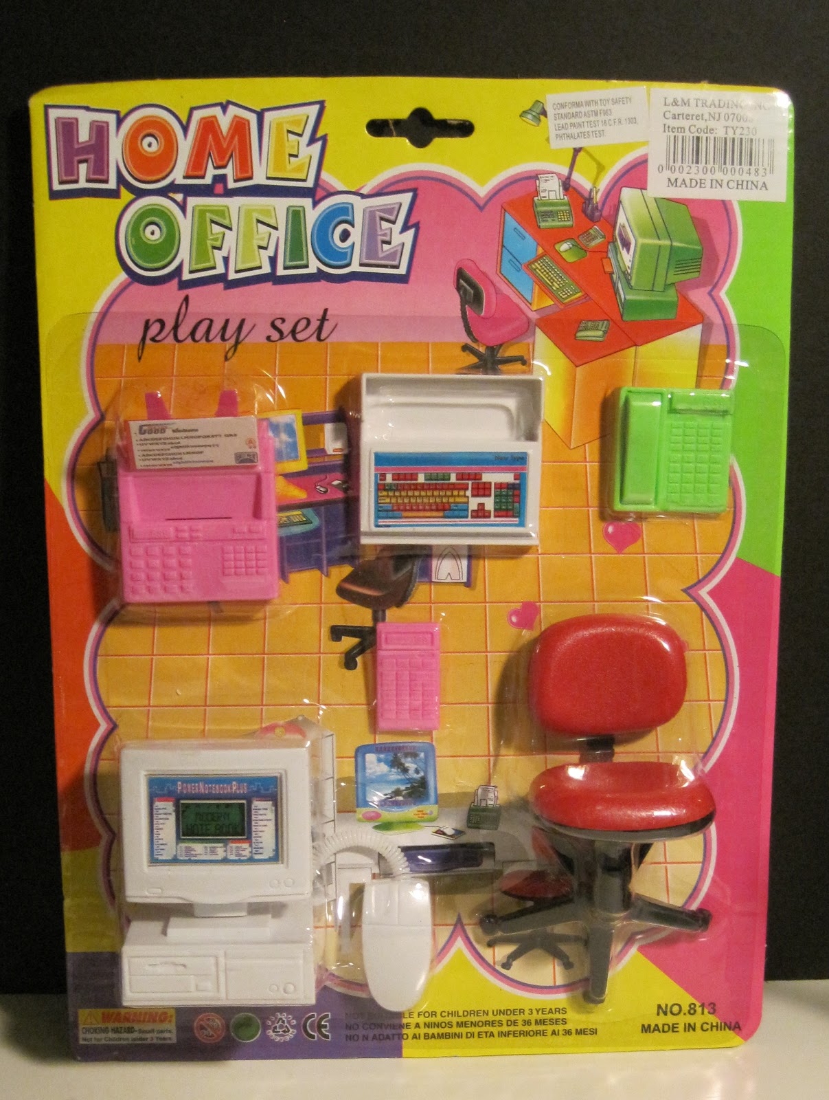Toy Remix Home Office Play Set
