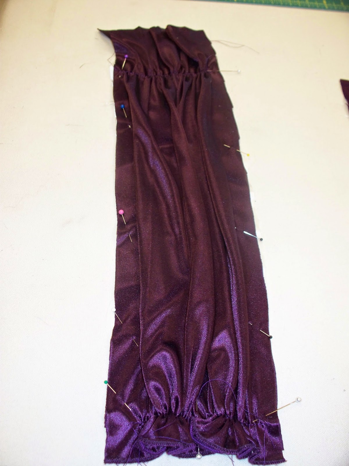 sewcreatelive How to Add Ruching Straps to Strapless Gown