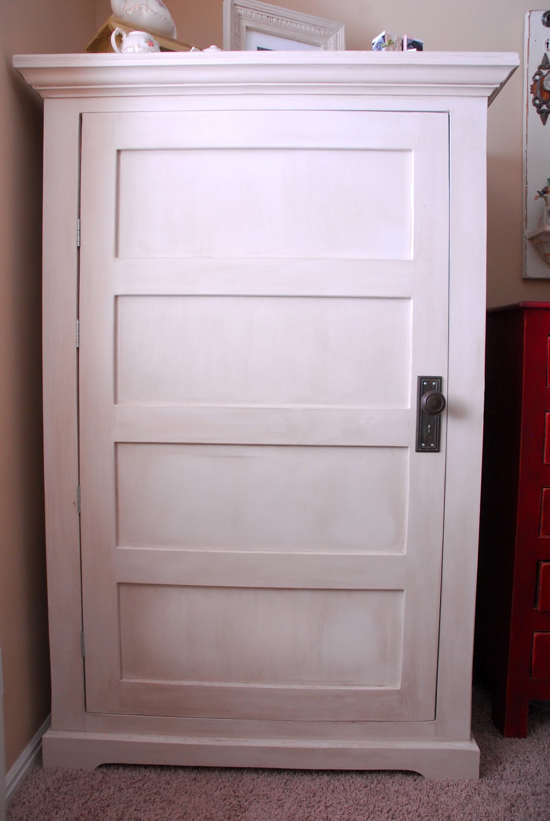 Chalkboard Blue Girl's Armoire