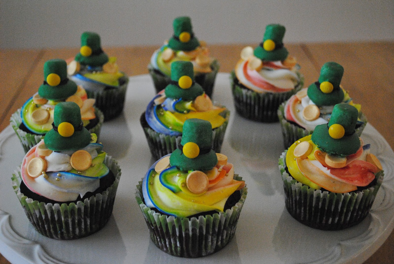 homemade st patricks day cupcakes