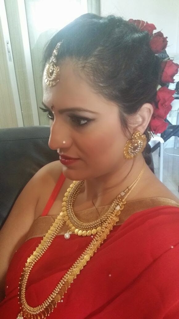 Glamorous By Ratha Ram South Indian Bridal Makeup With Modern Hair Do