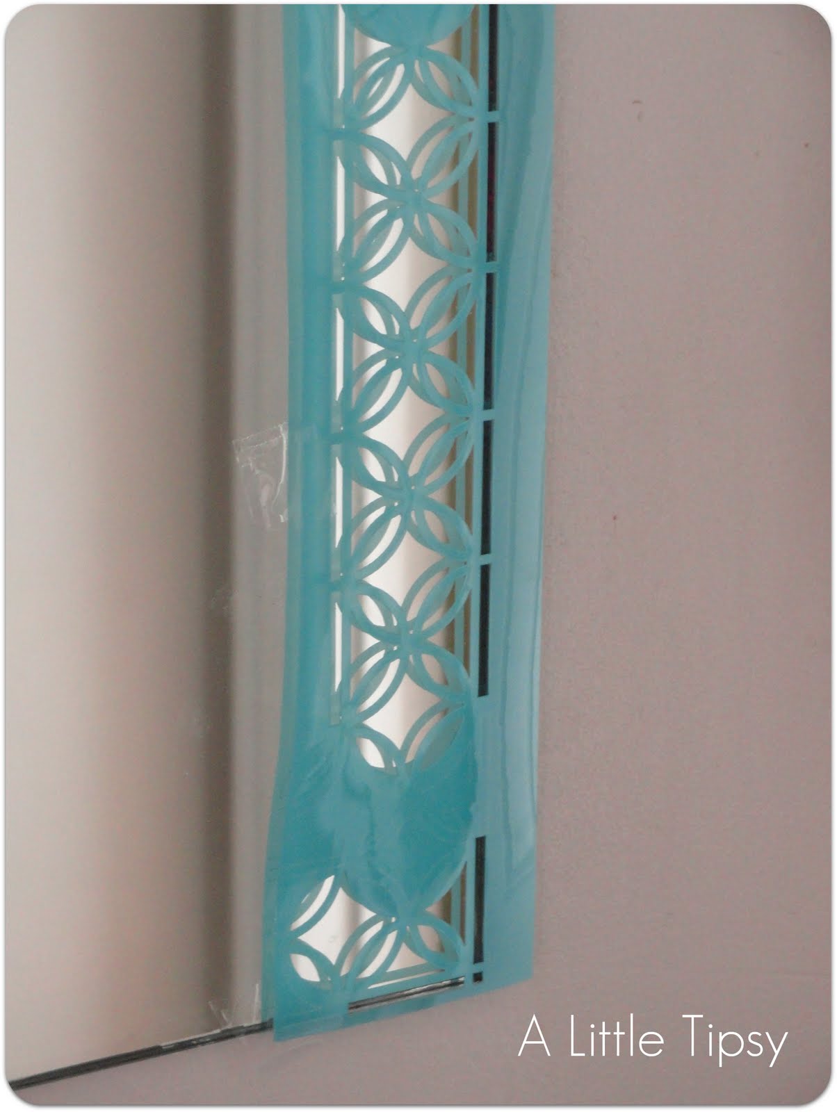 Frosted Mirror With Martha Stewart Paint A Little Tipsy