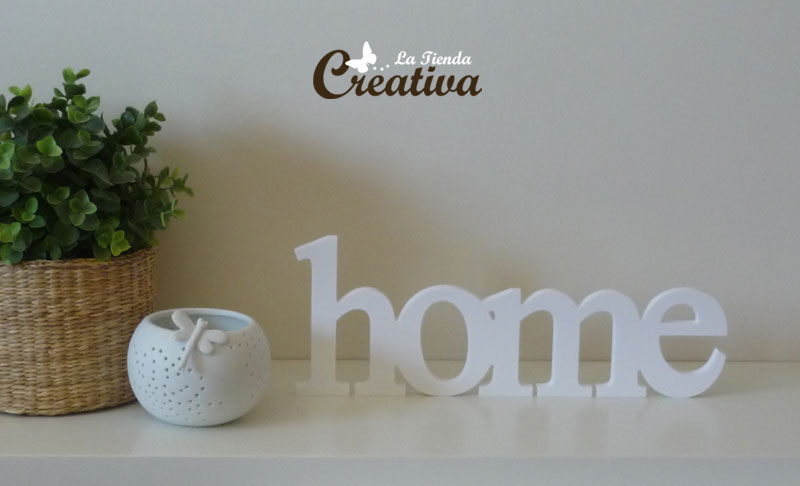 Letras para decorar y mucho más: Letras para decorar Home unida