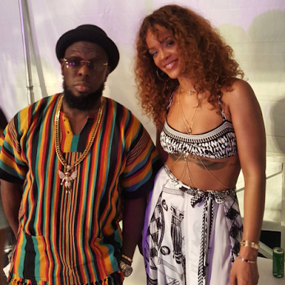 Photo: Timaya Meets Rihanna In Barbados
