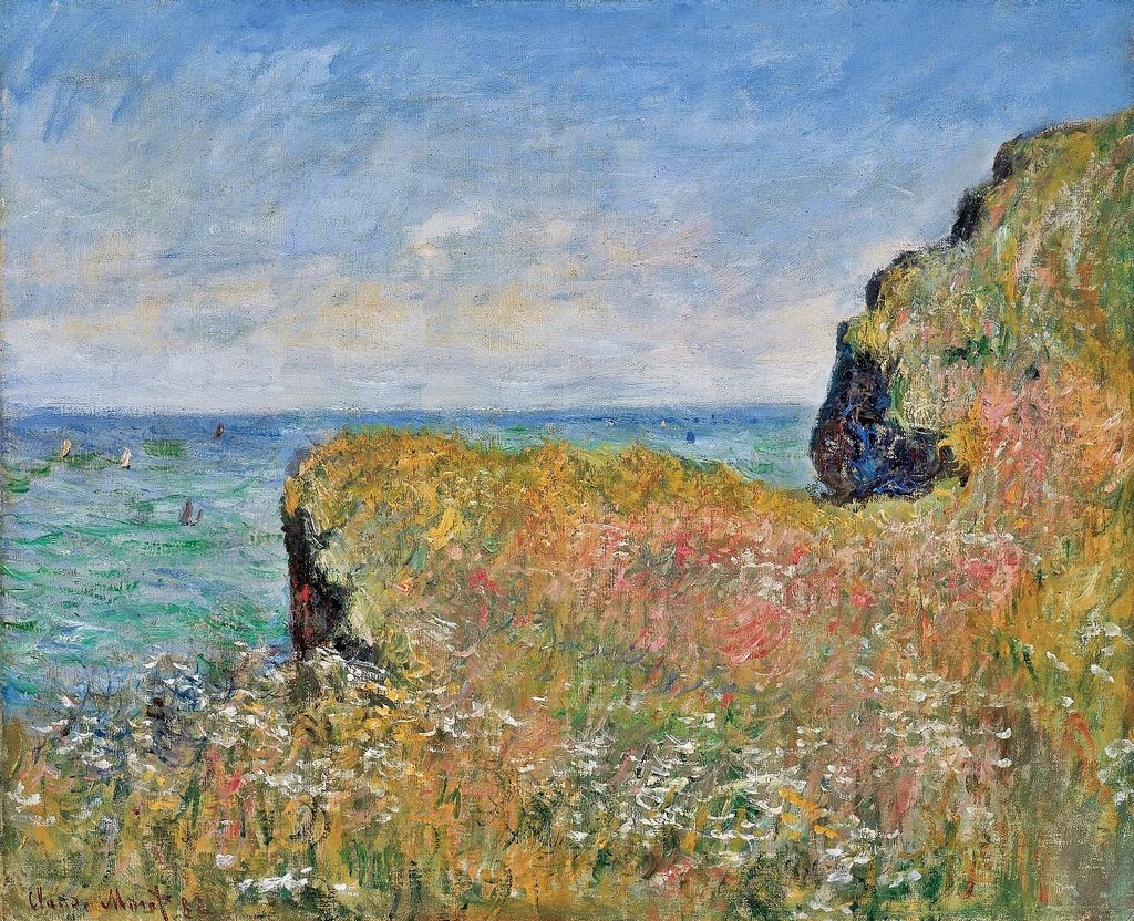 Bords de la falaise à Pourville (1882) Bords de la falaise à Pourville (1882)