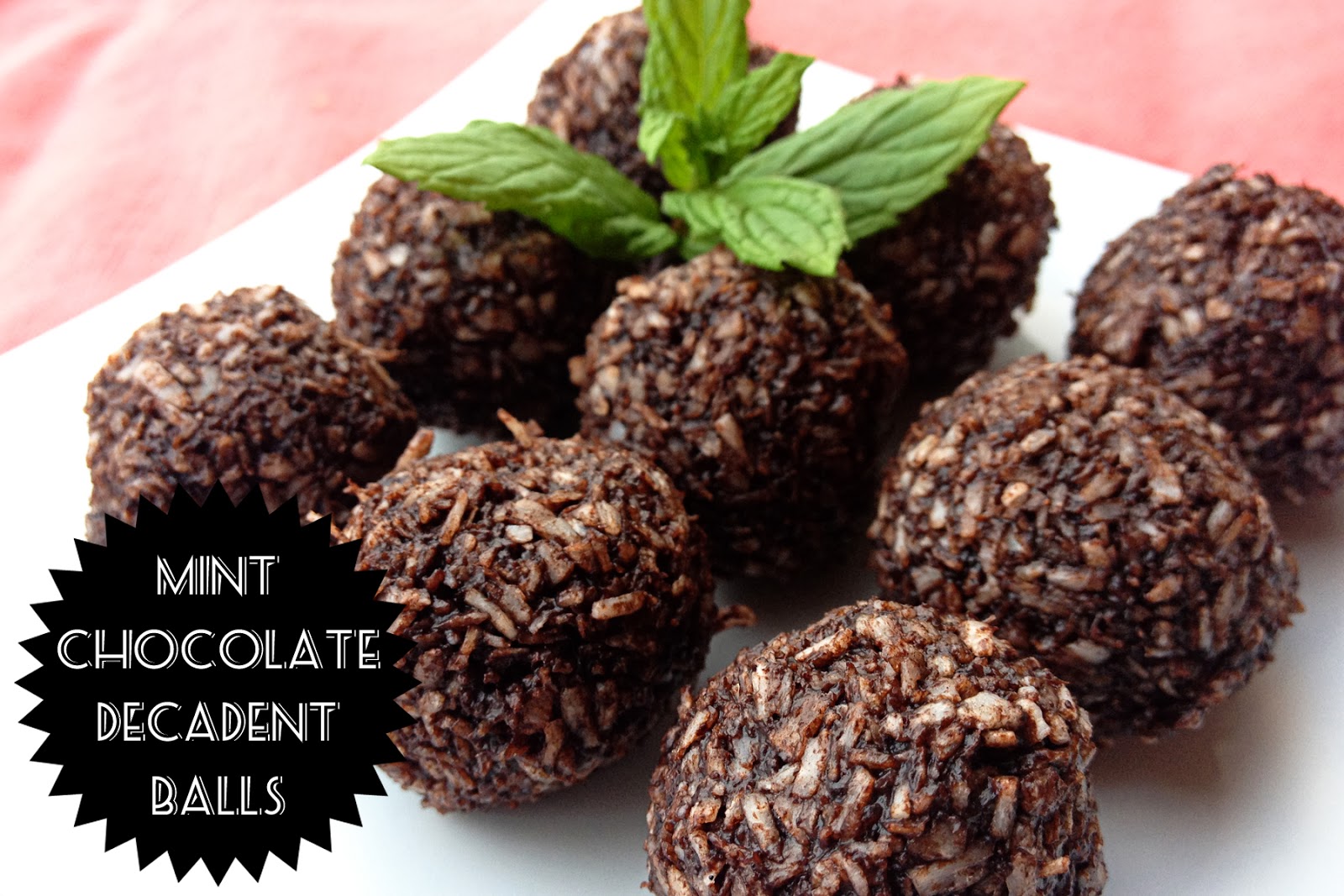 InSpiral Coaching Decadent Mint Chocolate Balls