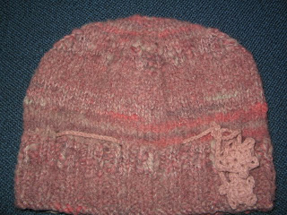 cappello rosa antico melange