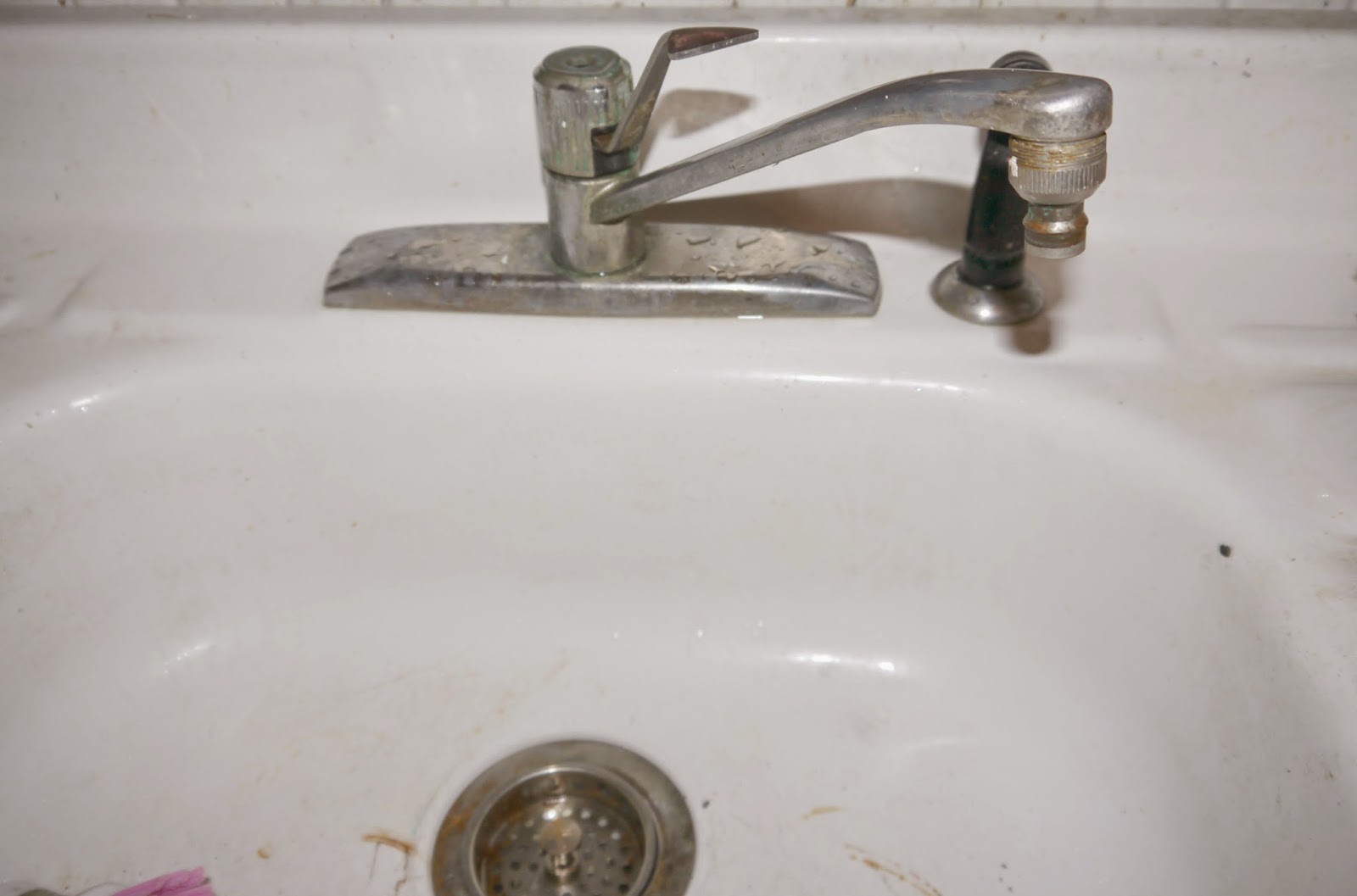 Suzy Homefaker PINK PAINTED FAUCET