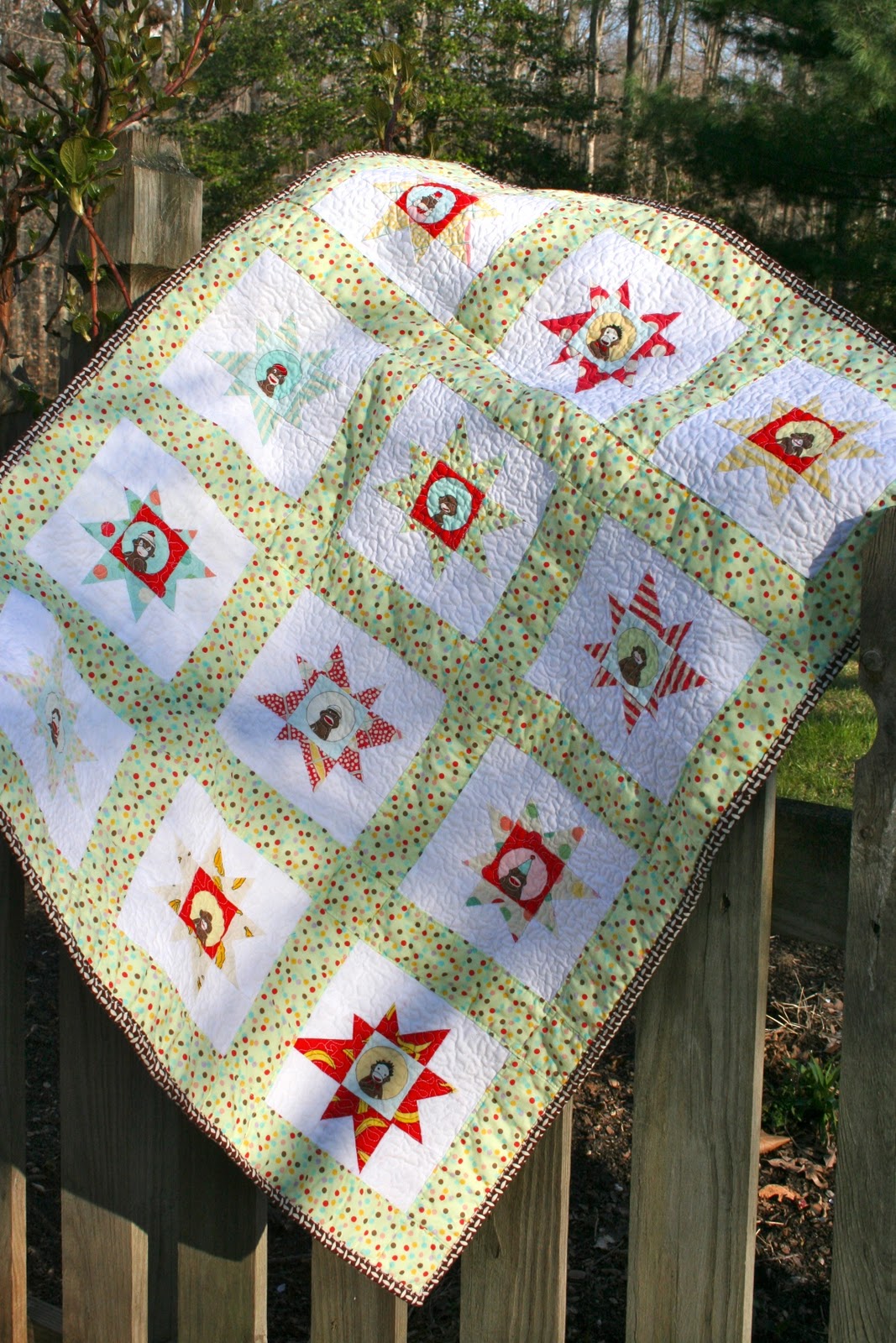 Quilt Story Sock Monkey Quilt! and a winner!