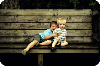 boys on a bench