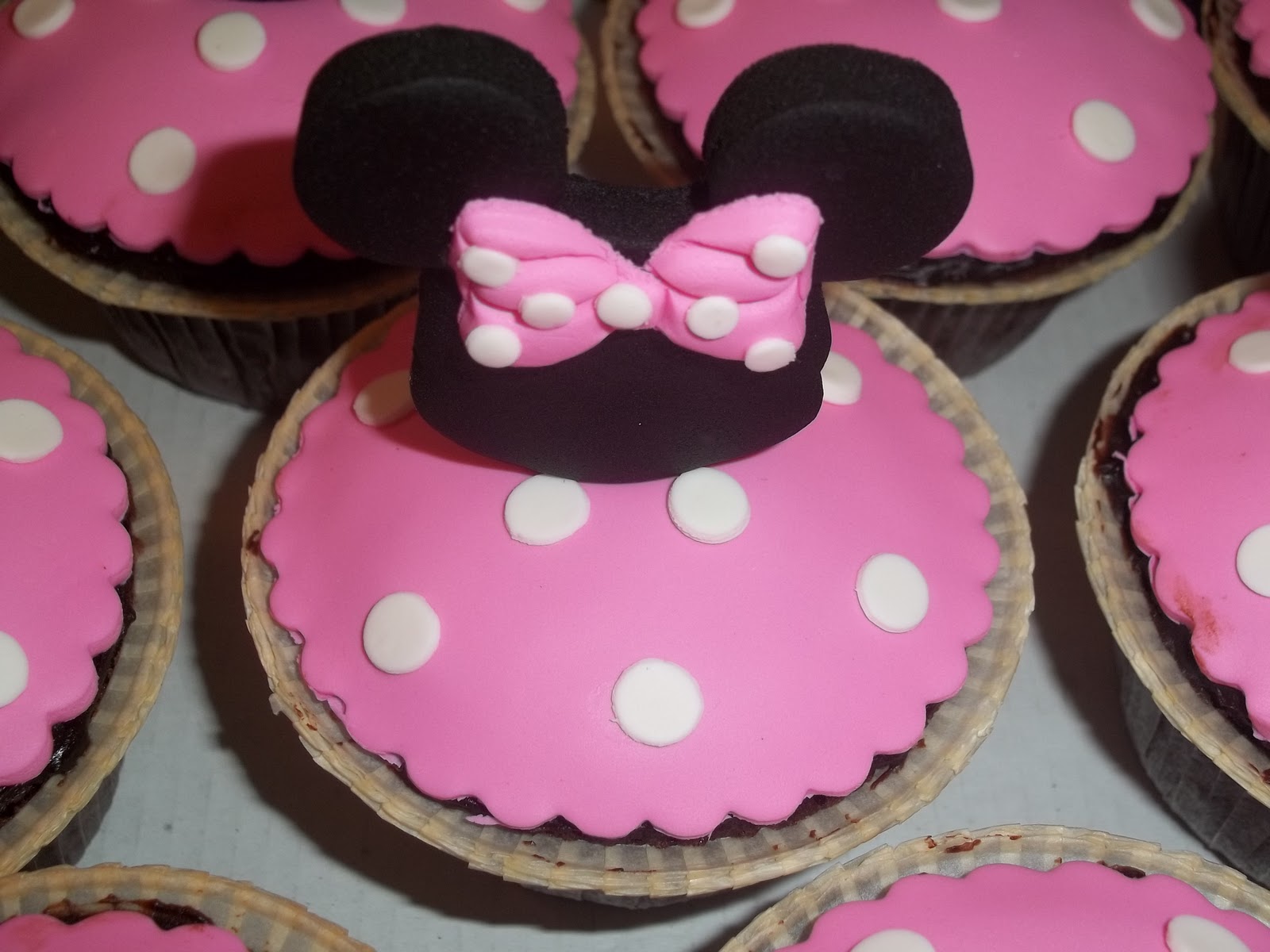Melike Cake &amp; Cookie MINNIE MOUSE KURABİYE &amp; CUPCAKE�LER