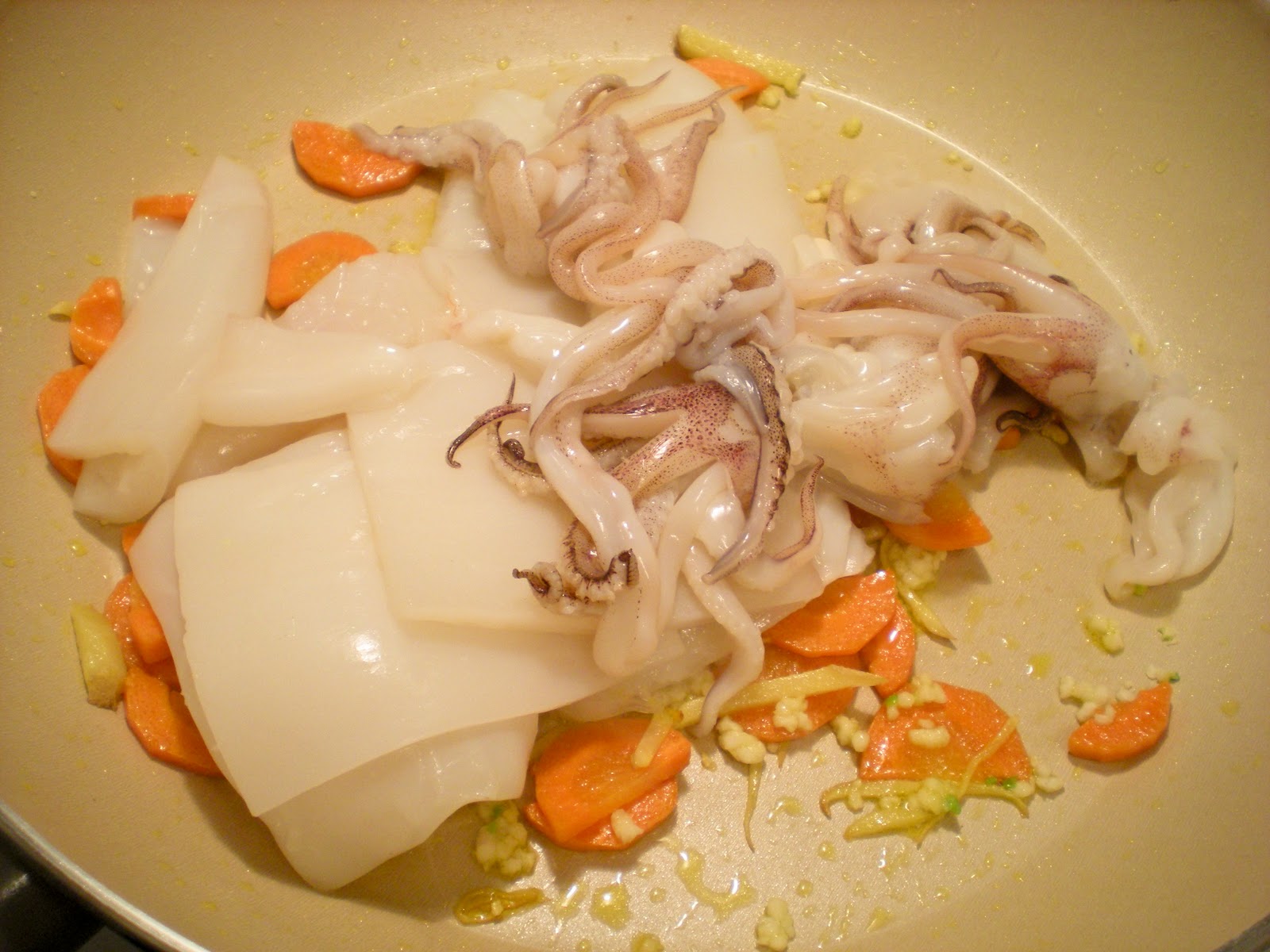 Random Cuisine Taiwanese Stirfried Squid Soup