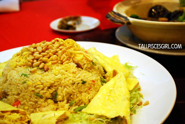 Abalone Seafood Fried Rice with Pine Seed Abalone Seafood Fried Rice with Pine Seed