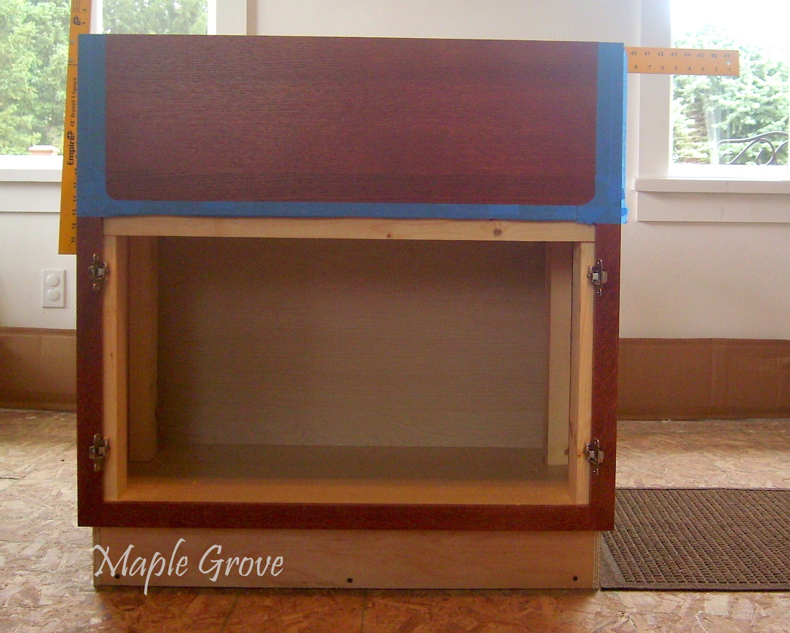Maple Grove How To Build A Support Structure For A Farm House Sink