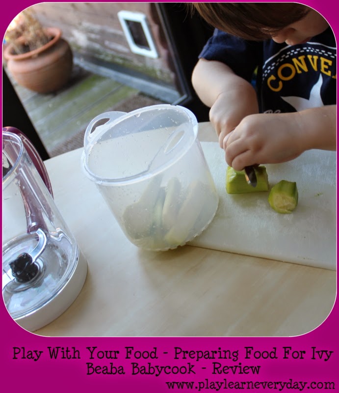Play With Your Food Preparing Food for Ivy Beaba Babycook Review
