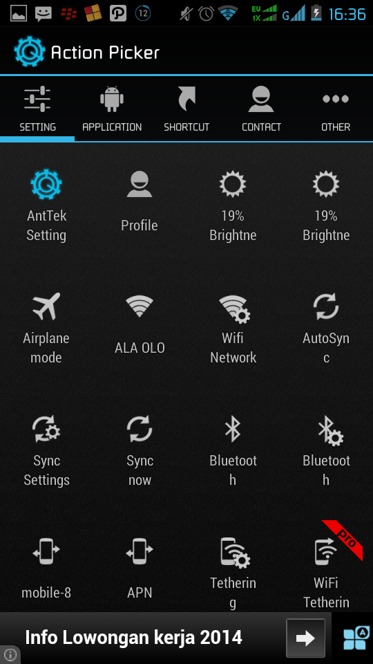 Cara Merubah Tampilan Panel Status Bar Android Aplikasi AntTek Quick Setting