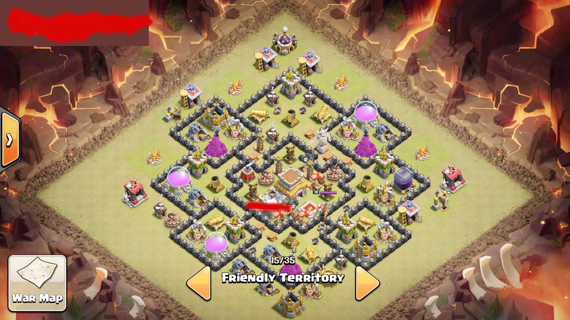 Best Th8 Defense Base 2016 Best War Base In Townhall 7.