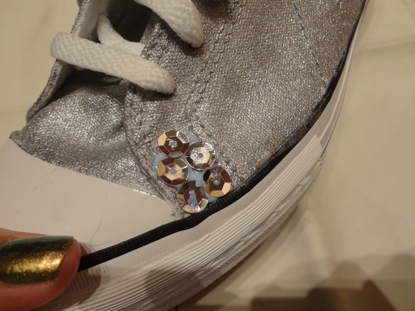 Sequined Sneakers