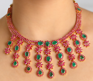 Ruby Necklace Models