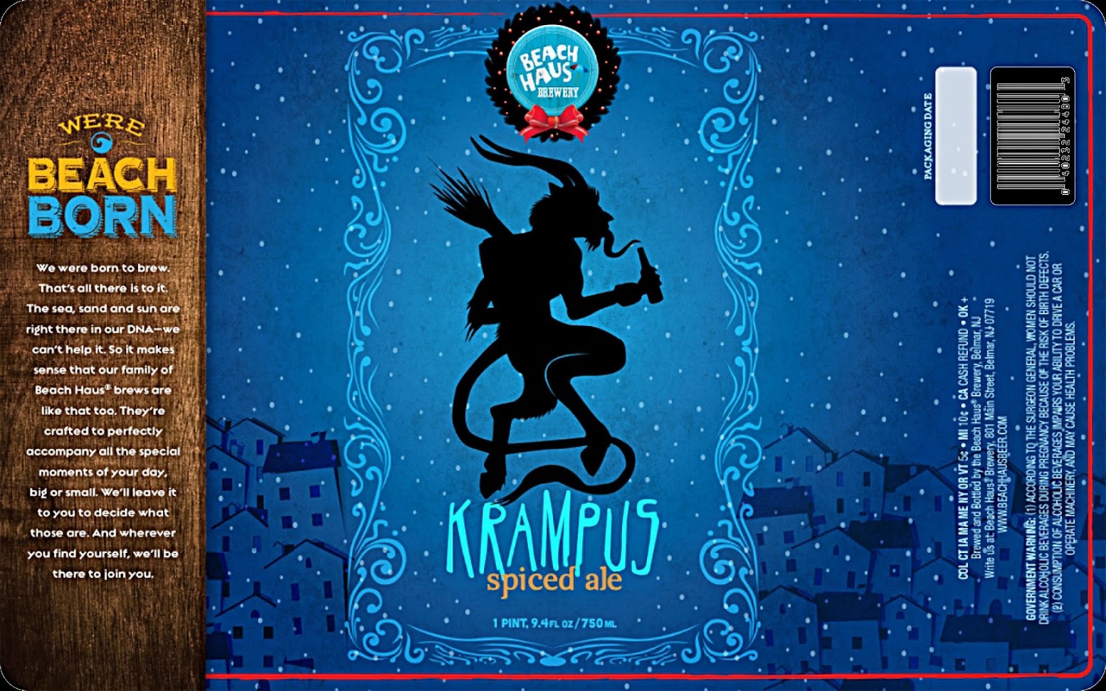 East Coast Beer / Beach Haus Brewery Krampus Bottles