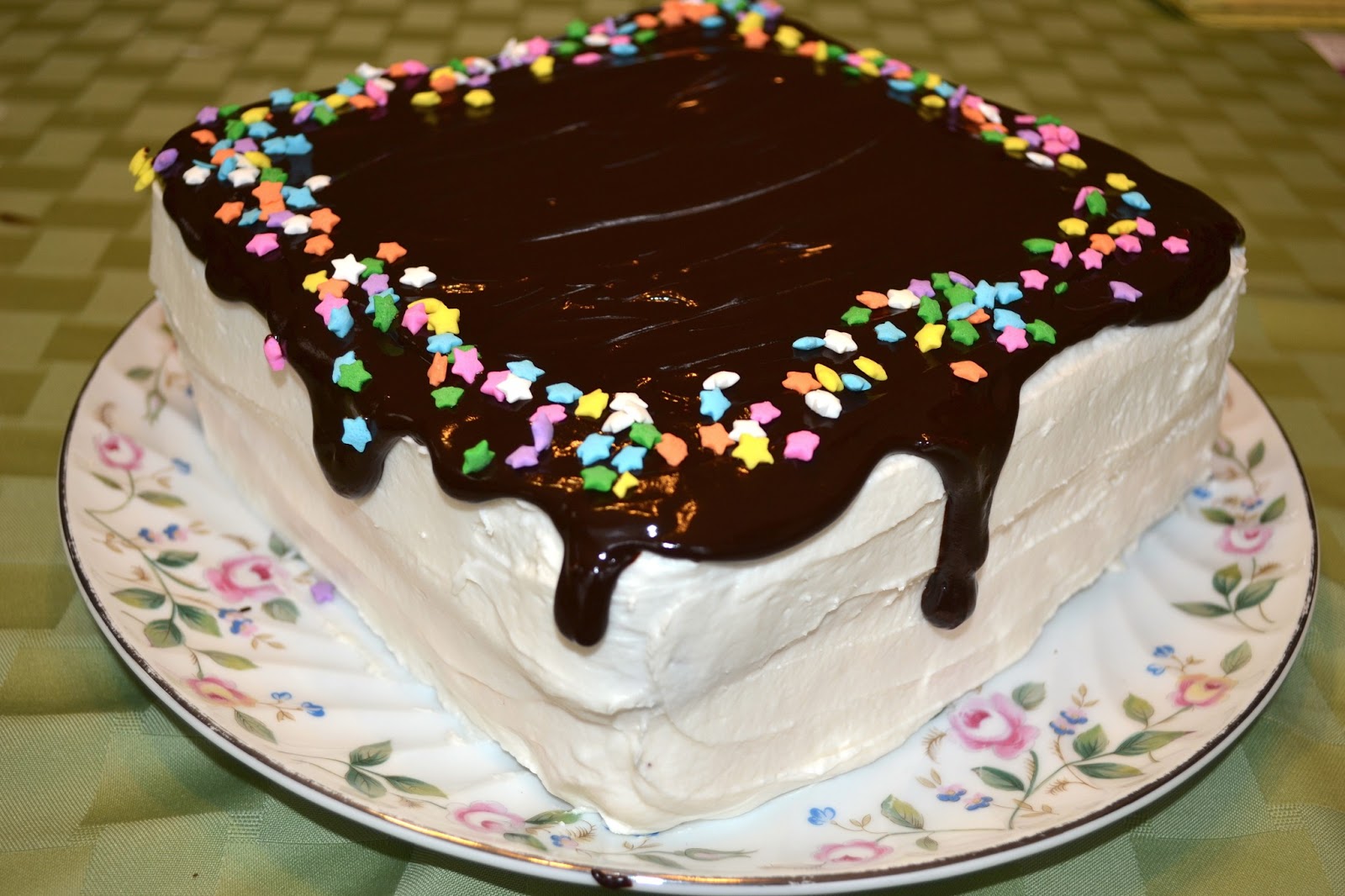 A Taste of Alaska Chocolate Cocoa Cake with Vanilla Buttercream