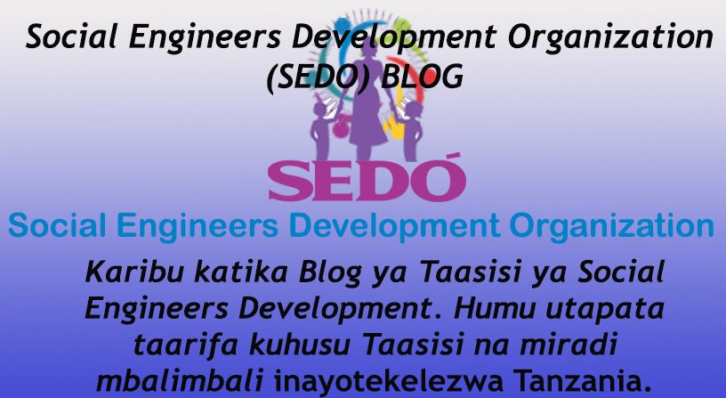 Social Engineers Development Organization (SEDO) BLOG