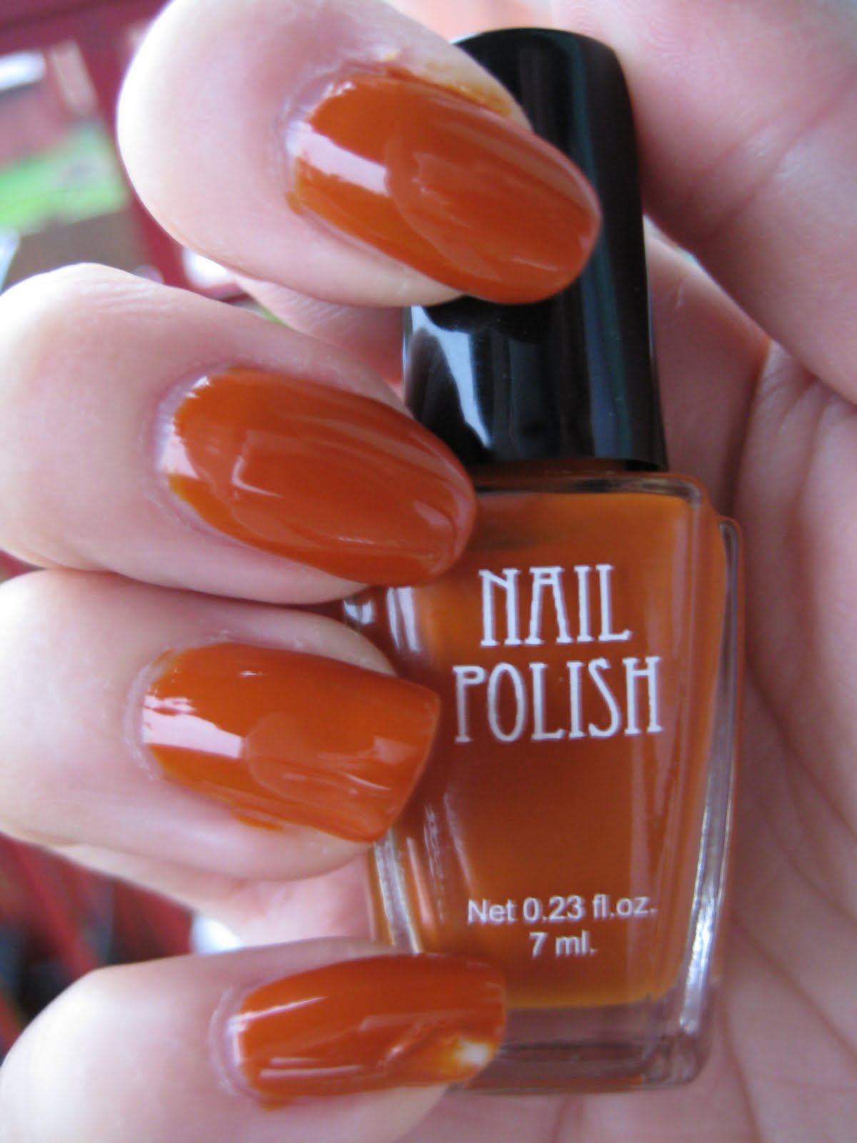 Past, Present, Future H&M Nail Polish Rust