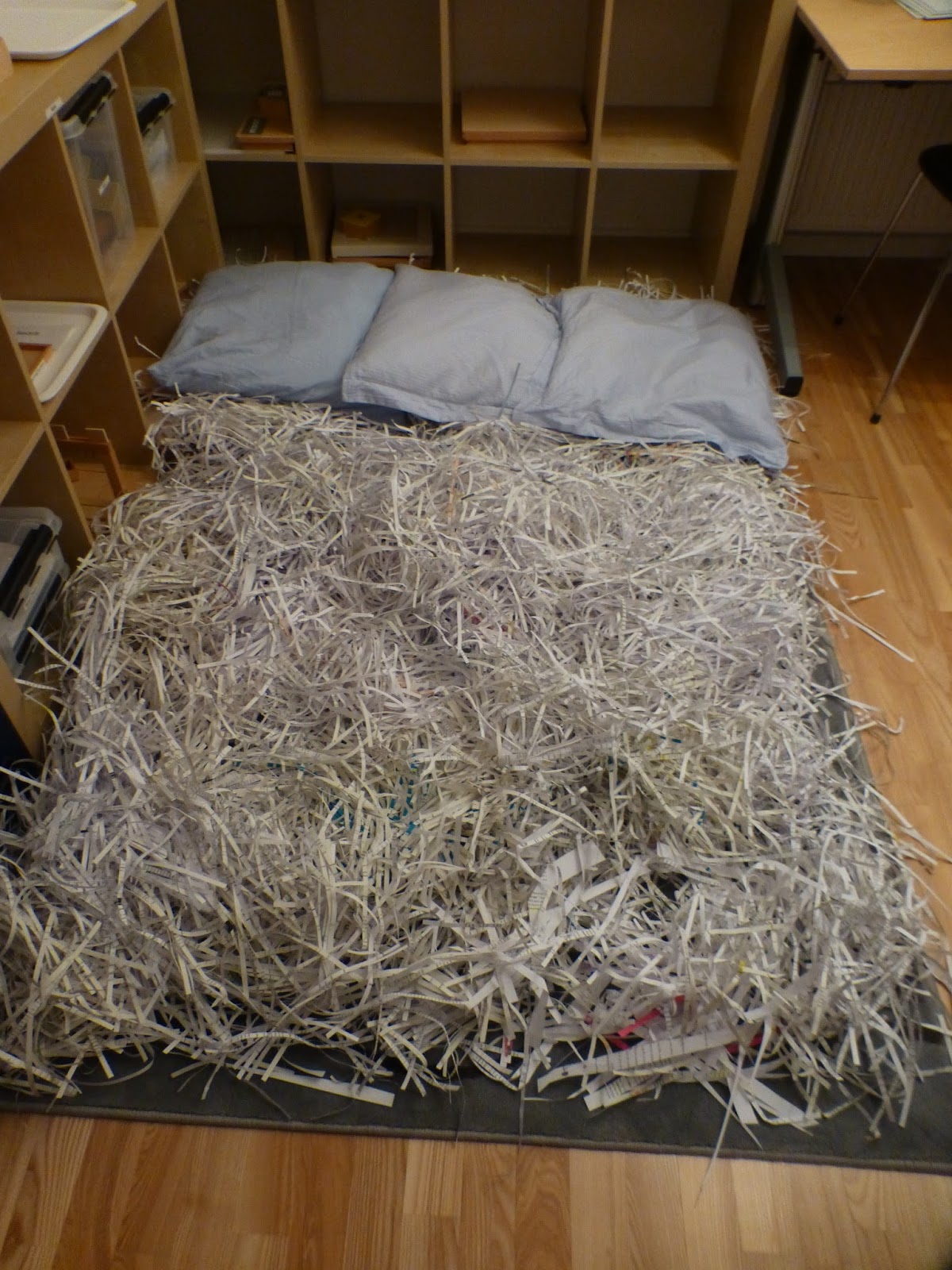 Family FECS Have Fun Sleeping on Hay During Christmas...