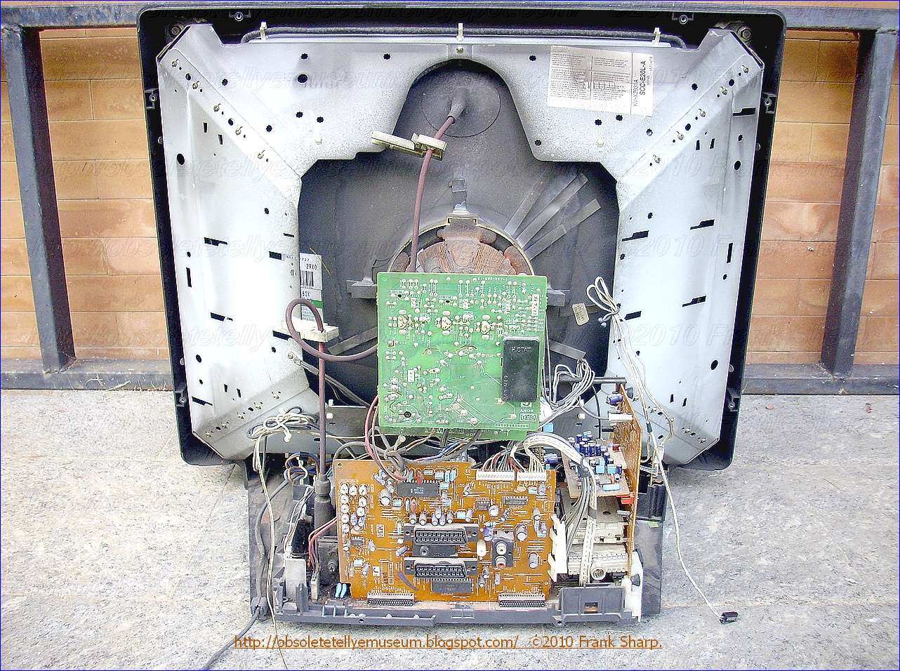 Obsolete Technology Tellye Sony Kv X2931a Chassis Scc El A Ae 1b Internal View