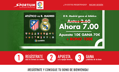 Sportium Super cuota 7 Real Madrid gana Atletico 4 octubre Sportium Super cuota 7 Real Madrid gana Atletico 4 octubre