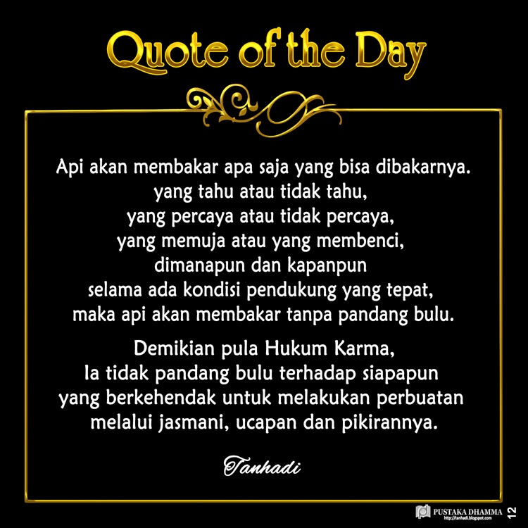 Pustaka Dhamma Quote Of The Day 3