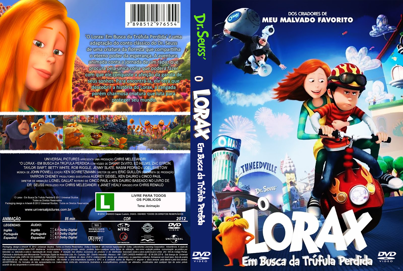 Baixar Filme O Lorax Em Busca da Trúfula Perdida