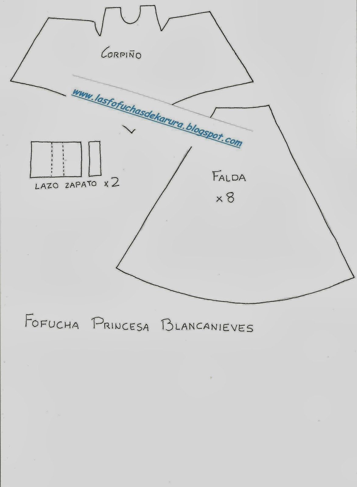 fofuchas blanca nieves