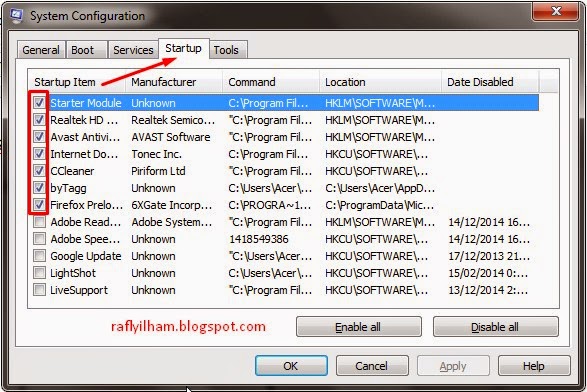Cara Mempercepat Startup Pada Windows Cara Mempercepat Startup Pada Windows