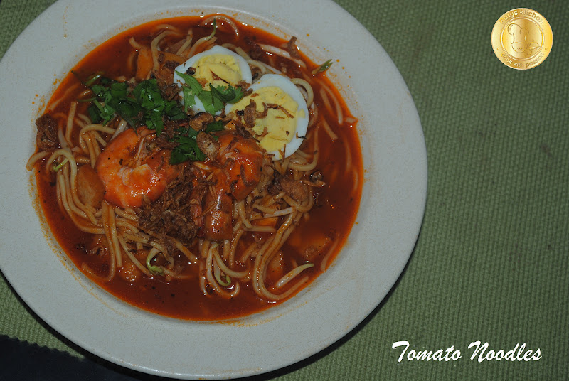 PATYSKITCHEN EGG NOODLES IN TOMATO GRAVY / MEE KUAH TOMATO