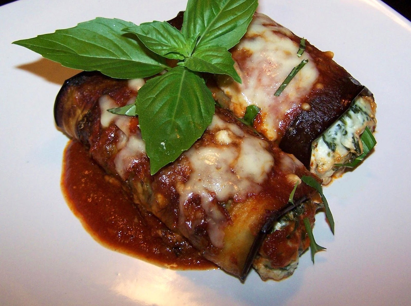 EZ Gluten Free Roasted Eggplant Rollatini