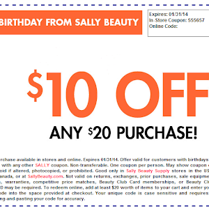 Sally S Beauty Supply July Coupon Lizzy O
