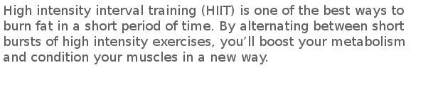 Get Intense with Interval Training Get Intense with Interval Training