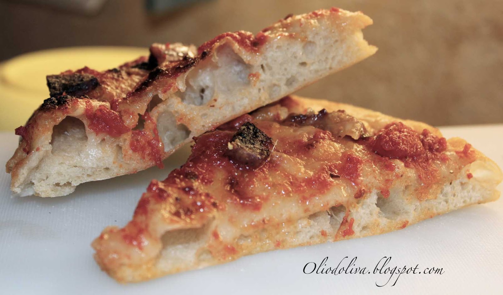 Pizza in teglia siciliana senza impasto no knead sicilian style pizza 