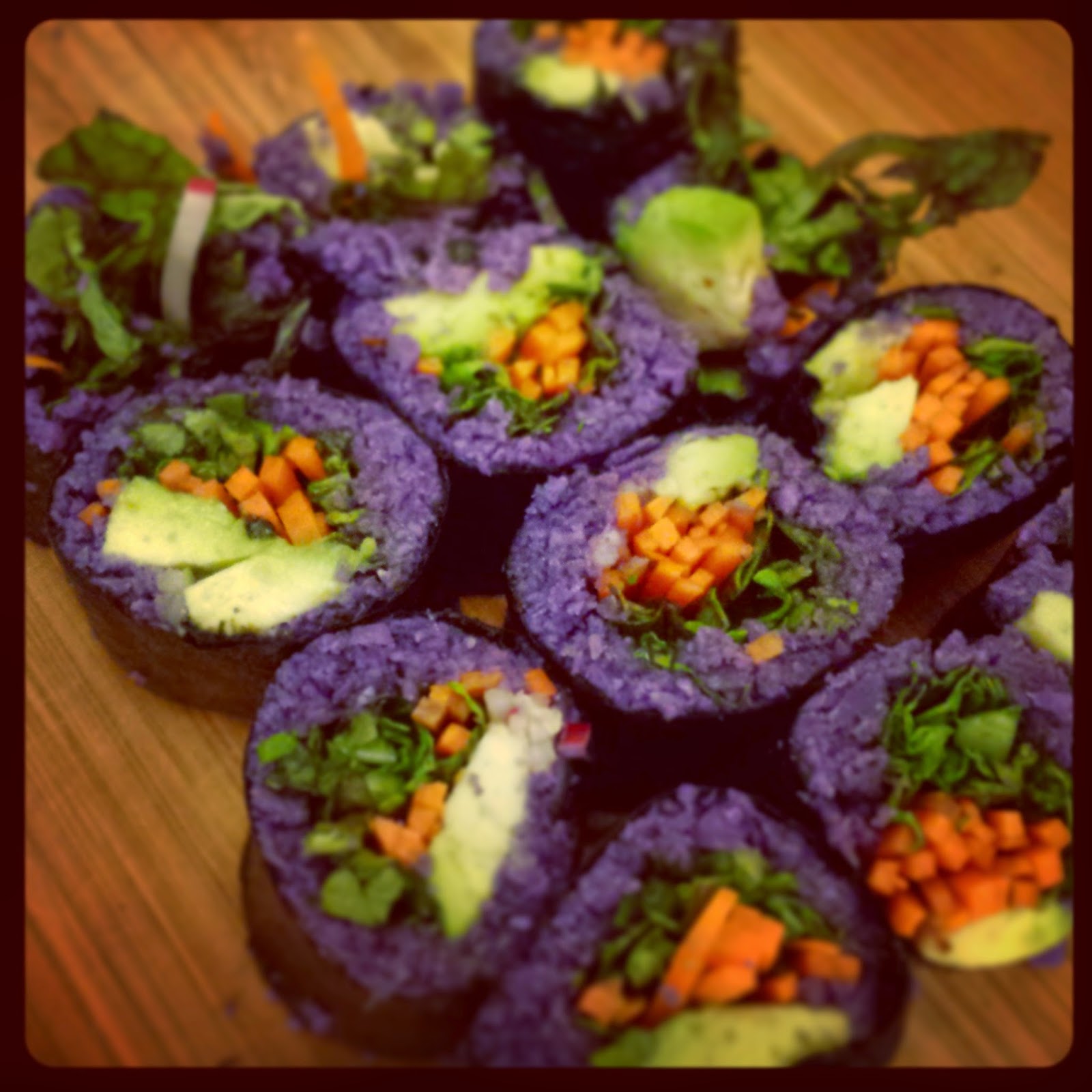 c-cooking: Cauliflower rice sushi