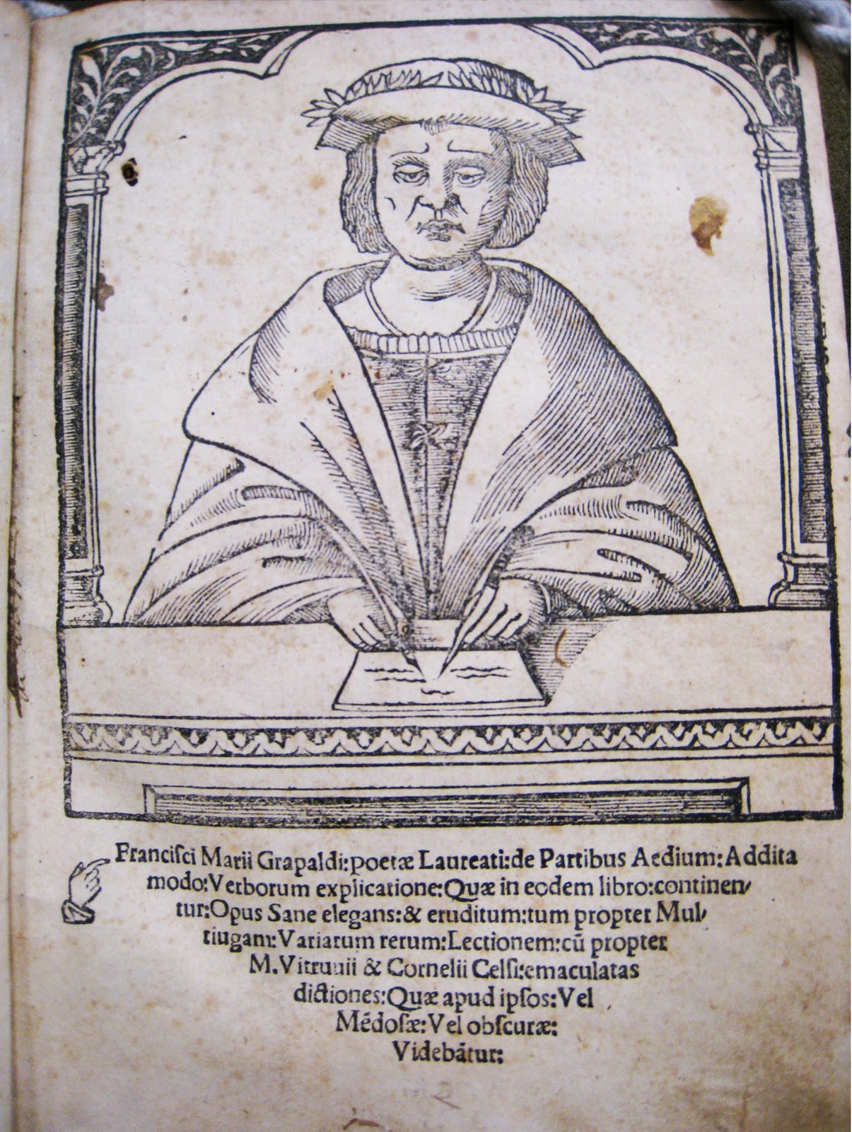 The Fales Library De Partibus Aedium