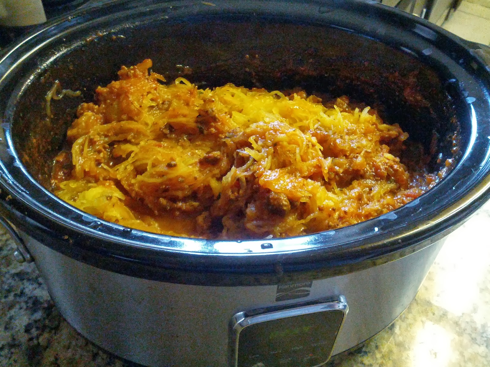 Life of 2 Fields Crock Pot Spaghetti Squash