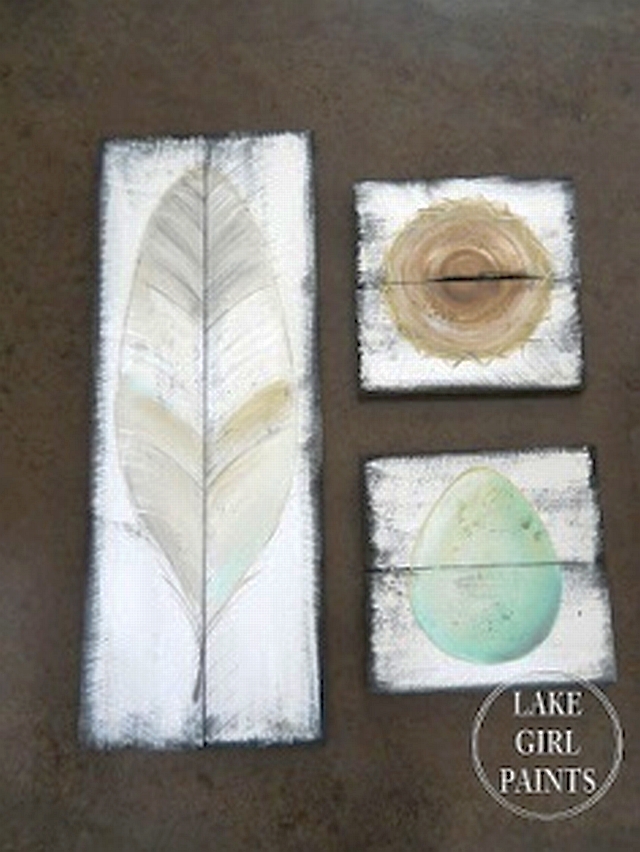 Sunset Coast DIY Reclaimed Wood Wall Art