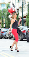  Jennifer Nicole Lee crossing  a street  in Miami
