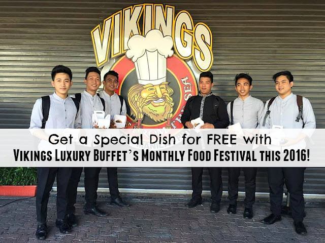 Get a Special Dish for FREE with Vikings Luxury Buffet’s Monthly Food Fest