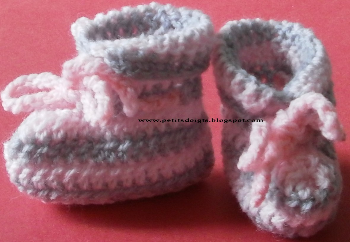 modele de chaussons au crochet gratuit