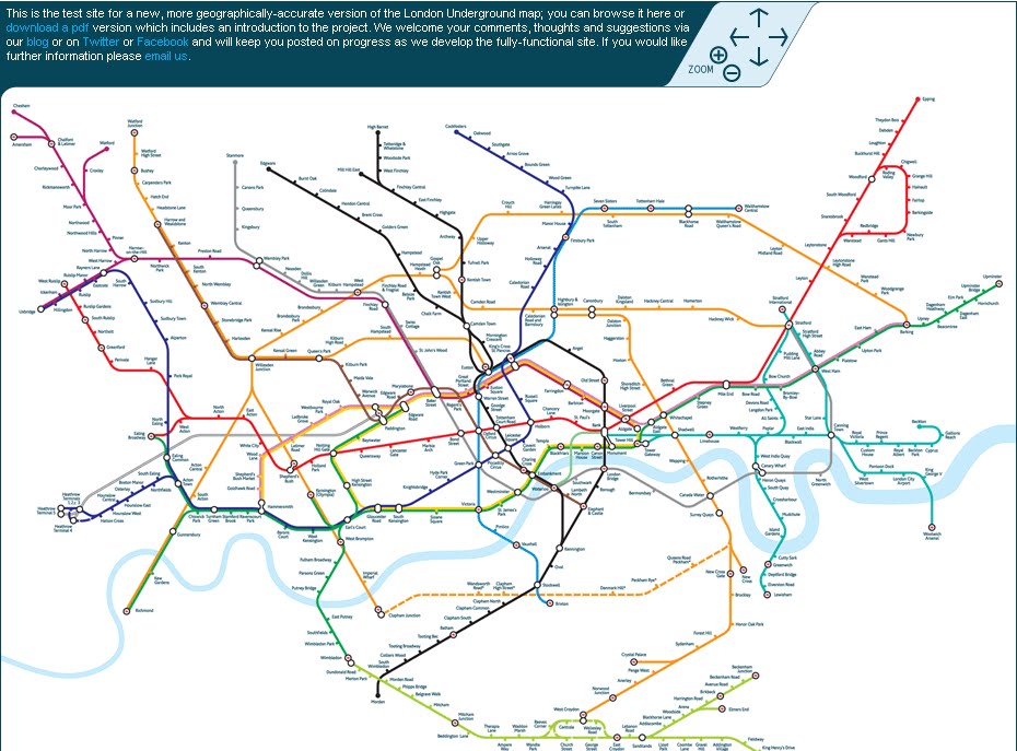 tube map geographical